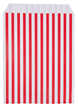 Godteposer 10 stk. rød- & hvitstripet